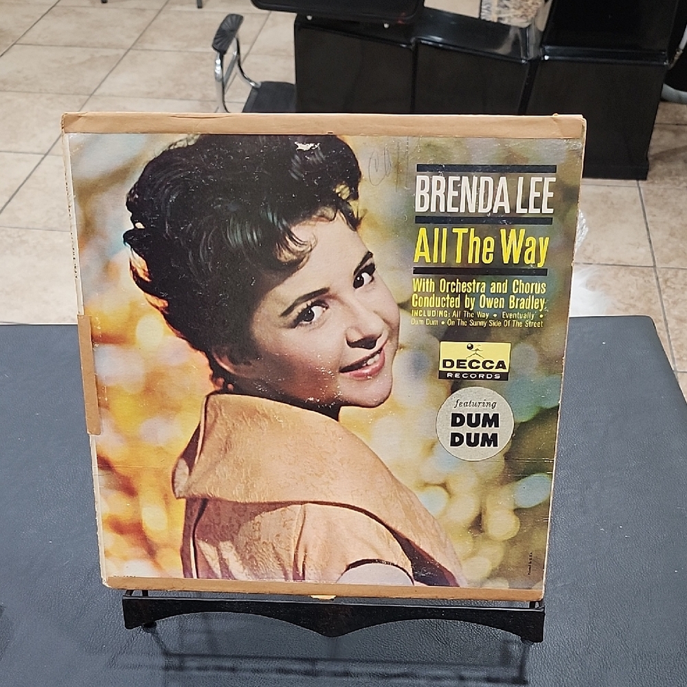 BRENDA LEE 'ALL THE WAY' VINYL RECORD